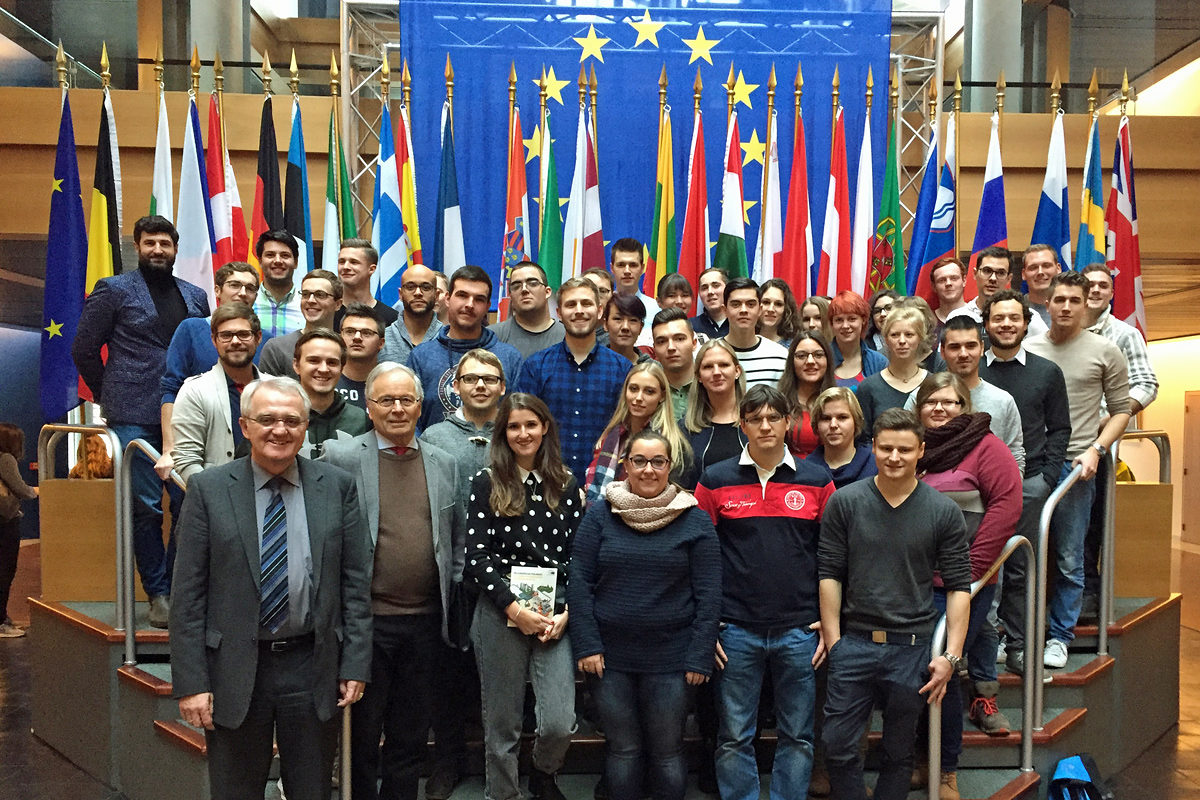 Besuch EU-Parlament Straßburg 2016