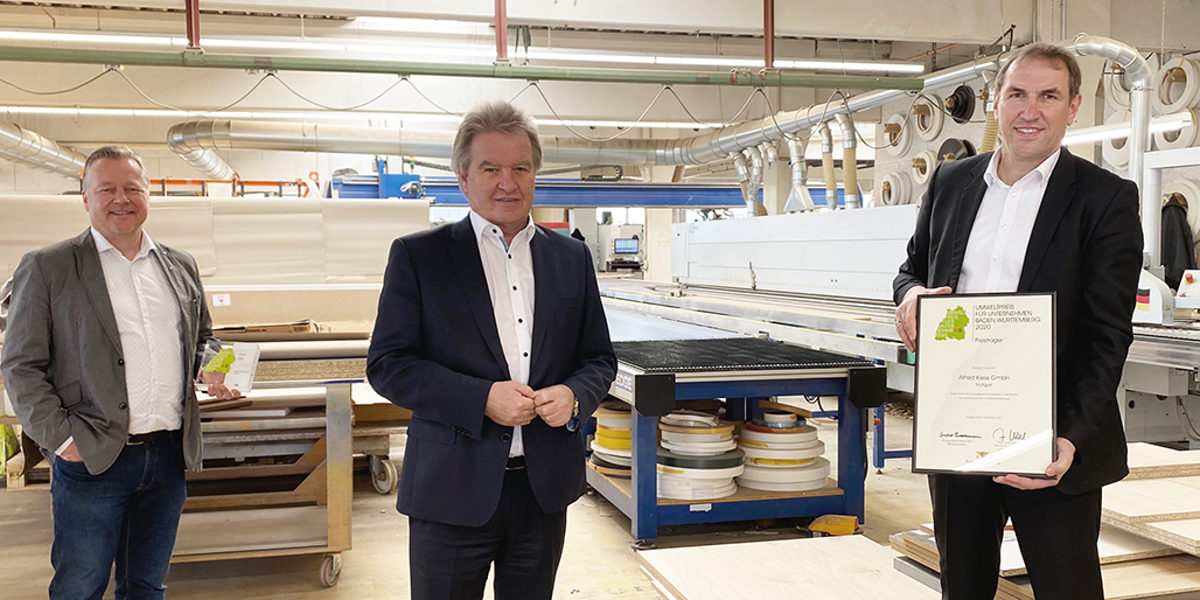 Alfred Kiess GmbH Umweltpreis Handwerk International Baden-Württemberg Alfred Kiess GmbH Umweltpreis Handwerk International Baden-Württemberg