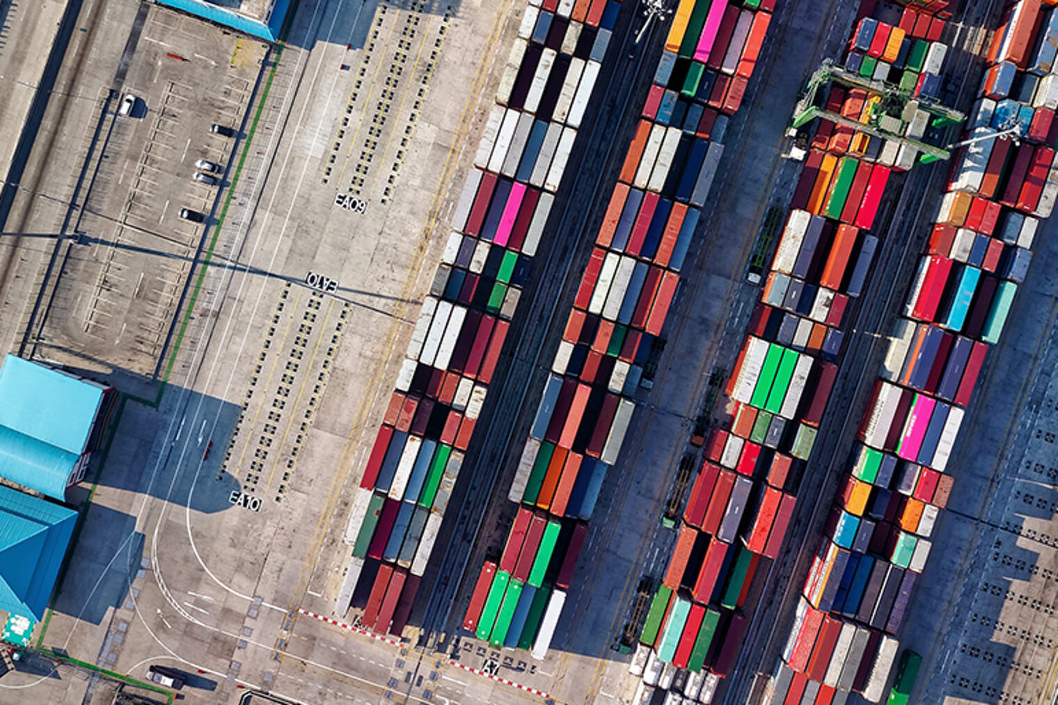 Container Schiff Transport Lieferketten