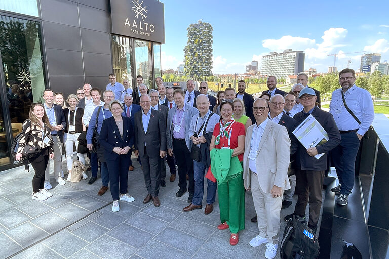 Gruppenbild Handwerksdelegationsreise 2023 Lombardei